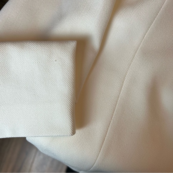 Collection for Le Suit Cream Two Piece Fully Lined Classic Pant Suit Sz. 8P - Picture 16 of 16